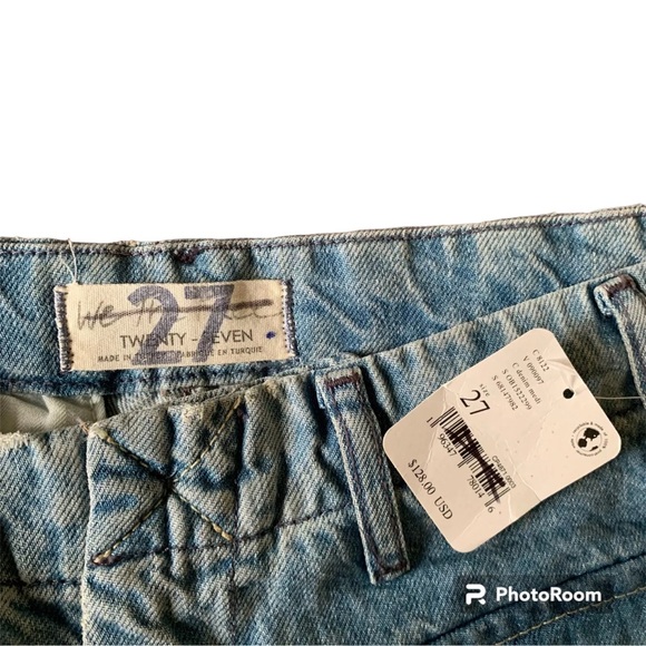 Free People Straight Leg Jeans - Light Blue - Picture 7 of 12